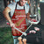 New Zealand Christmas Apron Meri Kirihimete Silver Fern Knit Style Green Color - Polynesian Pride