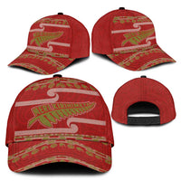 New Zealand Christmas Classic Cap Meri Kirihimete Silver Fern Knit Style Green Color LT03 - Polynesian Pride
