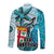 fiji-australia-rugby-long-sleeve-button-shirt-kangaroo-and-palm-tree-blue-tapa-pattern-mix-aboriginal