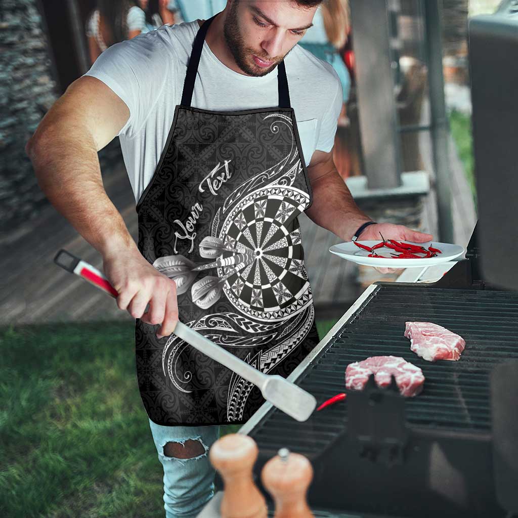 Personalised Niue Darts Masters Apron Tribal Hiapo Dartboard - Polynesian Pride