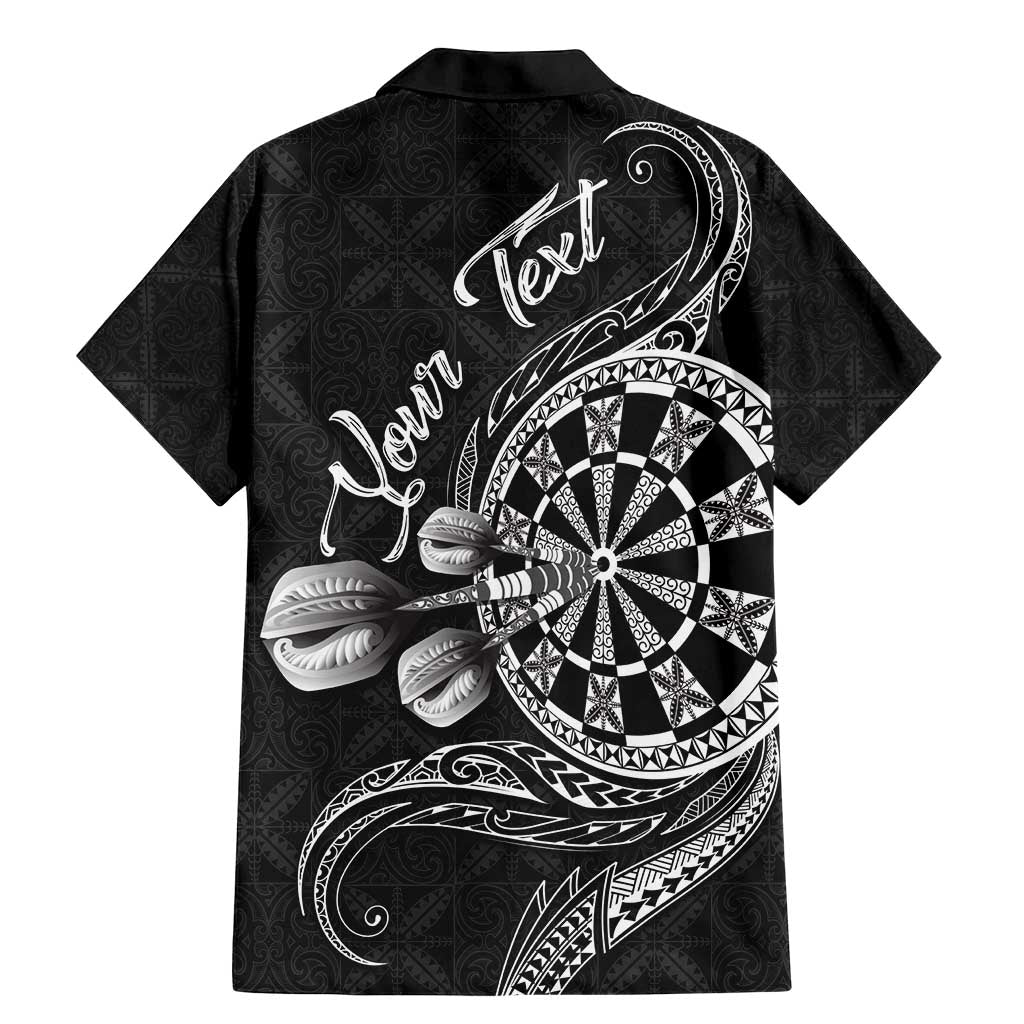 Personalised Niue Darts Masters Family Matching Mermaid Dress and Hawaiian Shirt Tribal Hiapo Dartboard LT03 - Polynesian Pride