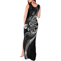 Personalised Niue Darts Masters Tank Maxi Dress Tribal Hiapo Dartboard - Polynesian Pride
