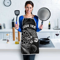 Personalised New Zealand Aotearoa Darts Masters Apron Tribal Silver Fern and Ta Moko Dartboard LT03 - Polynesian Pride