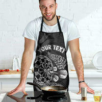 Personalised New Zealand Aotearoa Darts Masters Apron Tribal Silver Fern and Ta Moko Dartboard LT03 - Polynesian Pride