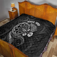 Personalised New Zealand Aotearoa Darts Masters Quilt Tribal Silver Fern and Ta Moko Dartboard LT03 - Polynesian Pride