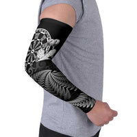 Personalised New Zealand Aotearoa Darts Masters Arm Sleeves Silver Fern and Maori Spirit LT03 - Polynesian Pride