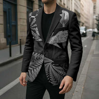 Personalised New Zealand Aotearoa Darts Masters Blazer Silver Fern and Maori Spirit LT03 - Polynesian Pride