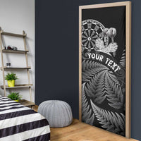Personalised New Zealand Aotearoa Darts Masters Door Cover Silver Fern and Maori Spirit LT03 - Polynesian Pride