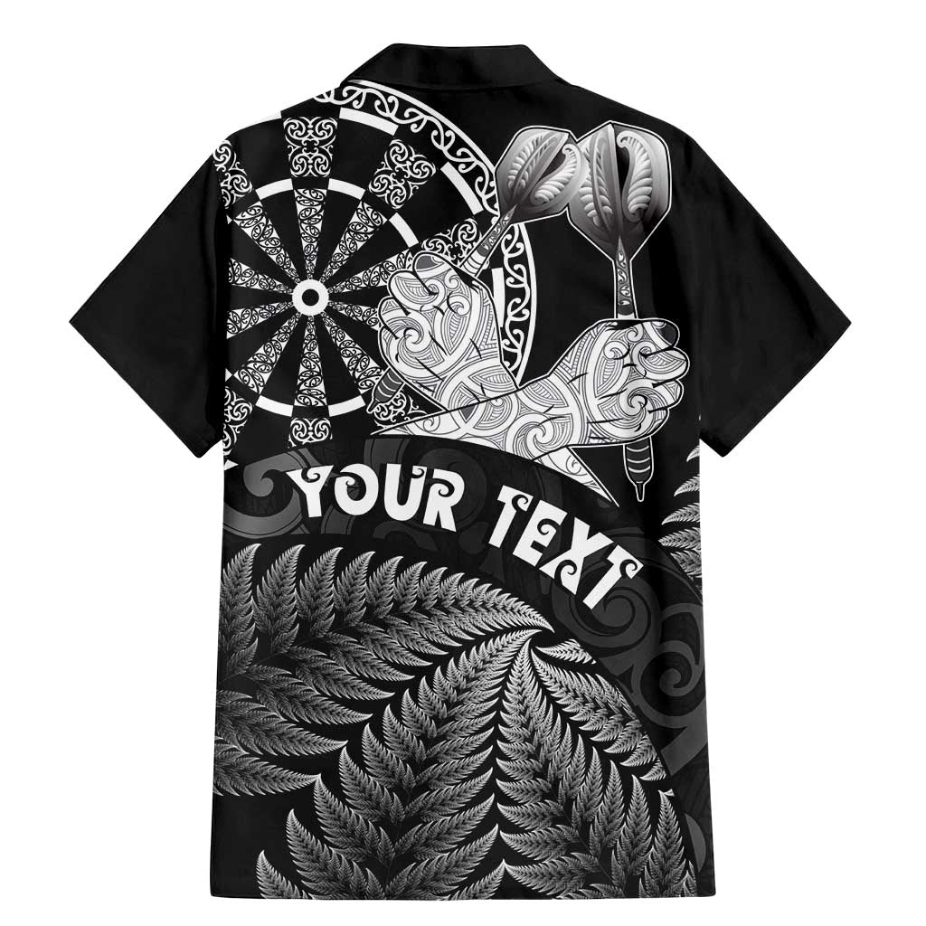 Personalised New Zealand Aotearoa Darts Masters Family Matching Mermaid Dress and Hawaiian Shirt Silver Fern and Maori Spirit LT03 - Polynesian Pride
