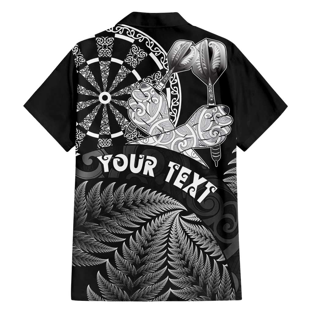 Personalised New Zealand Aotearoa Darts Masters Family Matching Puletasi and Hawaiian Shirt Silver Fern and Maori Spirit LT03 - Polynesian Pride