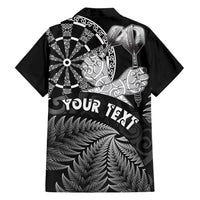 Personalised New Zealand Aotearoa Darts Masters Family Matching Summer Maxi Dress and Hawaiian Shirt Silver Fern and Maori Spirit LT03 - Polynesian Pride