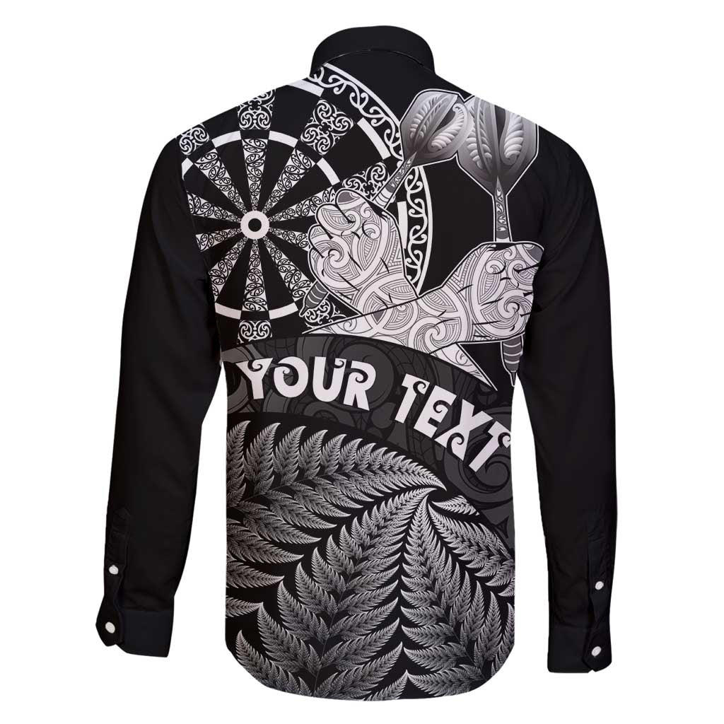 Personalised New Zealand Aotearoa Darts Masters Family Matching Summer Maxi Dress and Hawaiian Shirt Silver Fern and Maori Spirit LT03 - Polynesian Pride