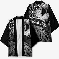Personalised New Zealand Aotearoa Darts Masters Kimono Silver Fern and Maori Spirit LT03 - Polynesian Pride