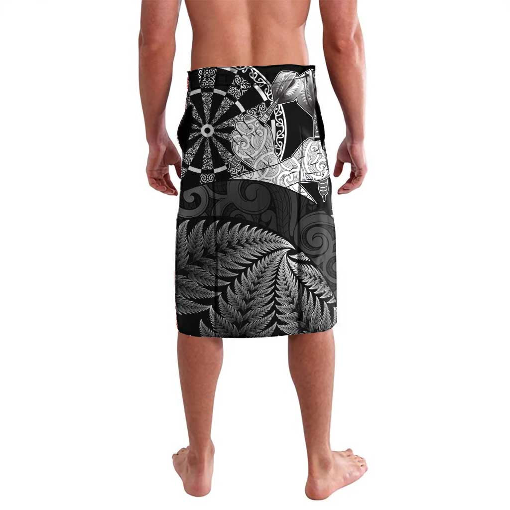 Personalised New Zealand Aotearoa Darts Masters Lavalava Silver Fern and Maori Spirit LT03 - Polynesian Pride