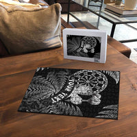 Personalised New Zealand Aotearoa Darts Masters Puzzle Silver Fern and Maori Spirit LT03 - Polynesian Pride