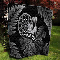 Personalised New Zealand Aotearoa Darts Masters Quilt Silver Fern and Maori Spirit LT03 - Polynesian Pride