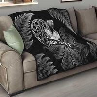 Personalised New Zealand Aotearoa Darts Masters Quilt Silver Fern and Maori Spirit LT03 - Polynesian Pride