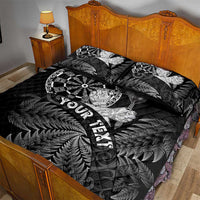 Personalised New Zealand Aotearoa Darts Masters Quilt Bed Set Silver Fern and Maori Spirit LT03 - Polynesian Pride