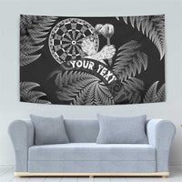 Personalised New Zealand Aotearoa Darts Masters Tapestry Silver Fern and Maori Spirit LT03 - Polynesian Pride