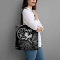 Personalised New Zealand Aotearoa Darts Masters Tote Bag Silver Fern and Maori Spirit LT03 - Polynesian Pride