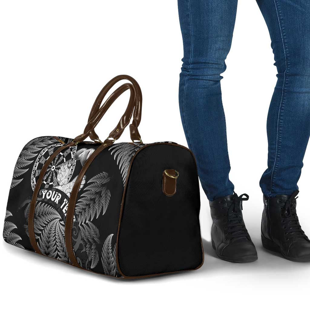 Personalised New Zealand Aotearoa Darts Masters Travel Bag Silver Fern and Maori Spirit LT03 - Polynesian Pride
