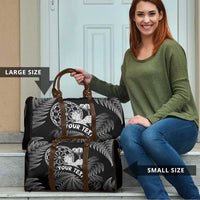 Personalised New Zealand Aotearoa Darts Masters Travel Bag Silver Fern and Maori Spirit LT03 - Polynesian Pride