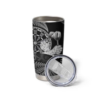 Personalised New Zealand Aotearoa Darts Masters Tumbler Cup Silver Fern and Maori Spirit LT03 - Polynesian Pride
