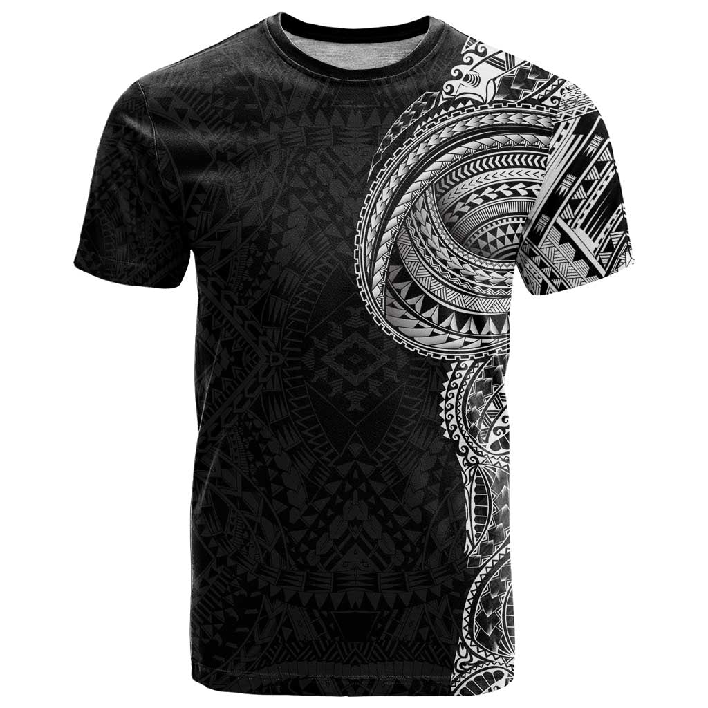 Traditional Polynesian Art Tattoos T Shirt Black Color LT03 Black - Polynesian Pride