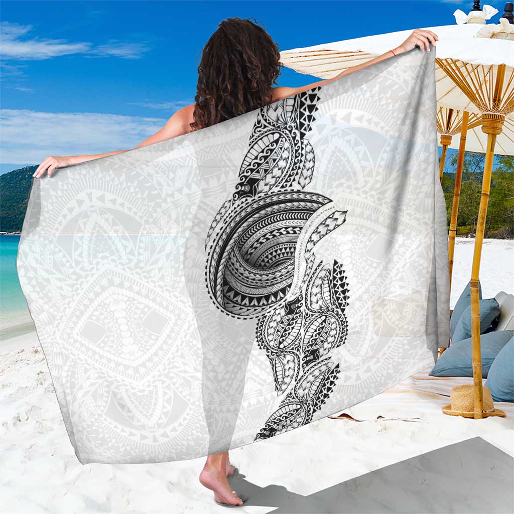 Traditional Polynesian Art Tattoos Sarong White Color - Polynesian Pride