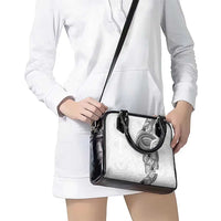 Traditional Polynesian Art Tattoos Shoulder Handbag White Color - Polynesian Pride