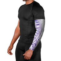 Traditional Polynesian Art Tattoos Arm Sleeves Purple Color - Polynesian Pride