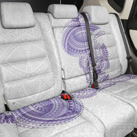 Traditional Polynesian Art Tattoos Back Car Seat Cover Purple Color LT03 - Polynesian Pride