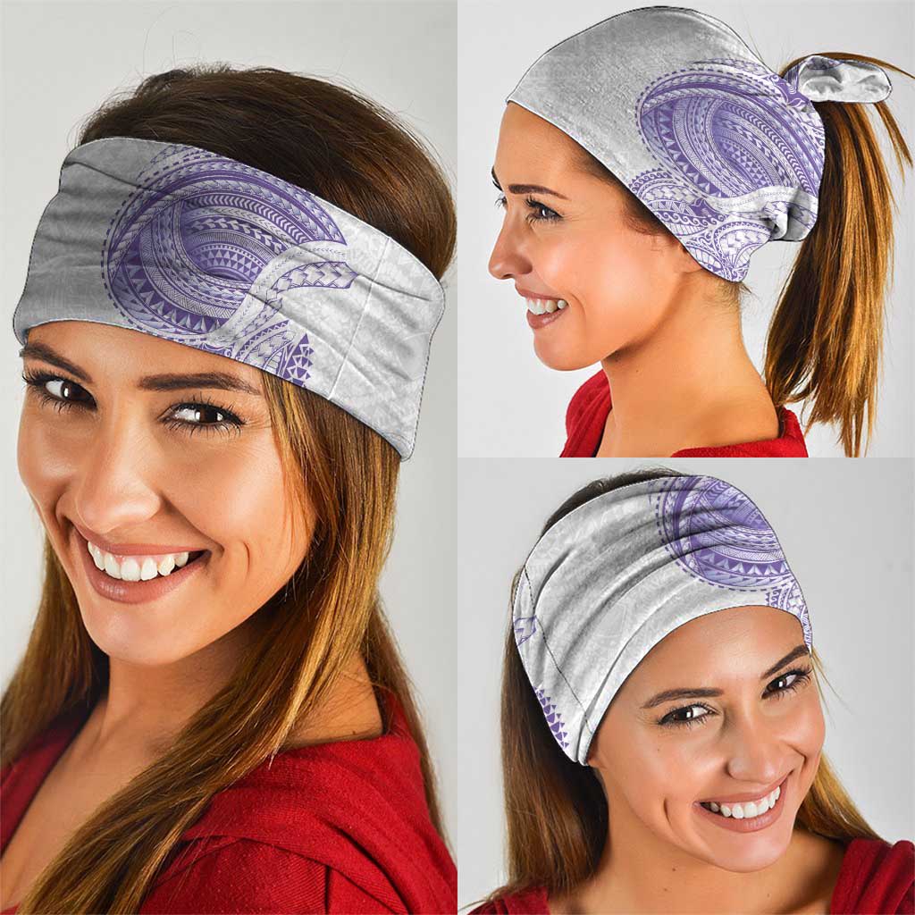 Traditional Polynesian Art Tattoos Neck Gaiter Purple Color - Polynesian Pride