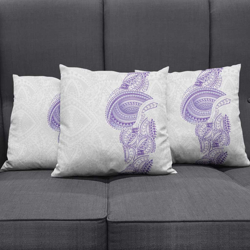 Traditional Polynesian Art Tattoos Pillow Cover Purple Color LT03 - Polynesian Pride