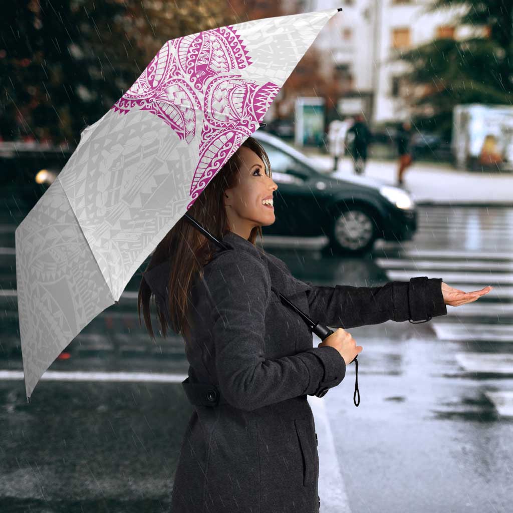 Traditional Polynesian Art Tattoos Umbrella Pink Color - Polynesian Pride