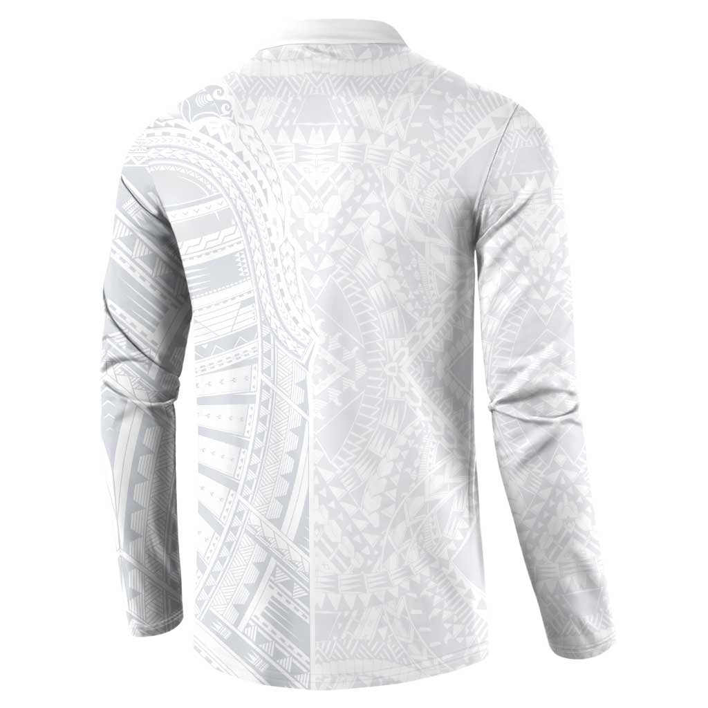 Lotu Tamaiti Button Sweatshirt Traditional Samoan Art Tattoos - Polynesian Pride