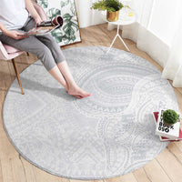 Lotu Tamaiti Round Carpet Traditional Samoan Art Tattoos - Polynesian Pride