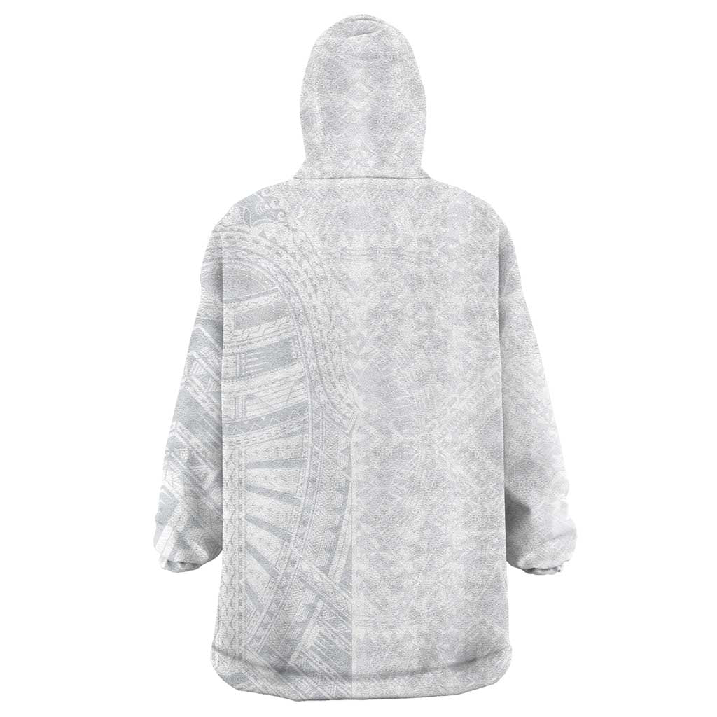 Lotu Tamaiti Wearable Blanket Hoodie Traditional Samoan Art Tattoos LT03 - Polynesian Pride