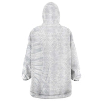 Lotu Tamaiti Wearable Blanket Hoodie Traditional Samoan Art Tattoos LT03 - Polynesian Pride