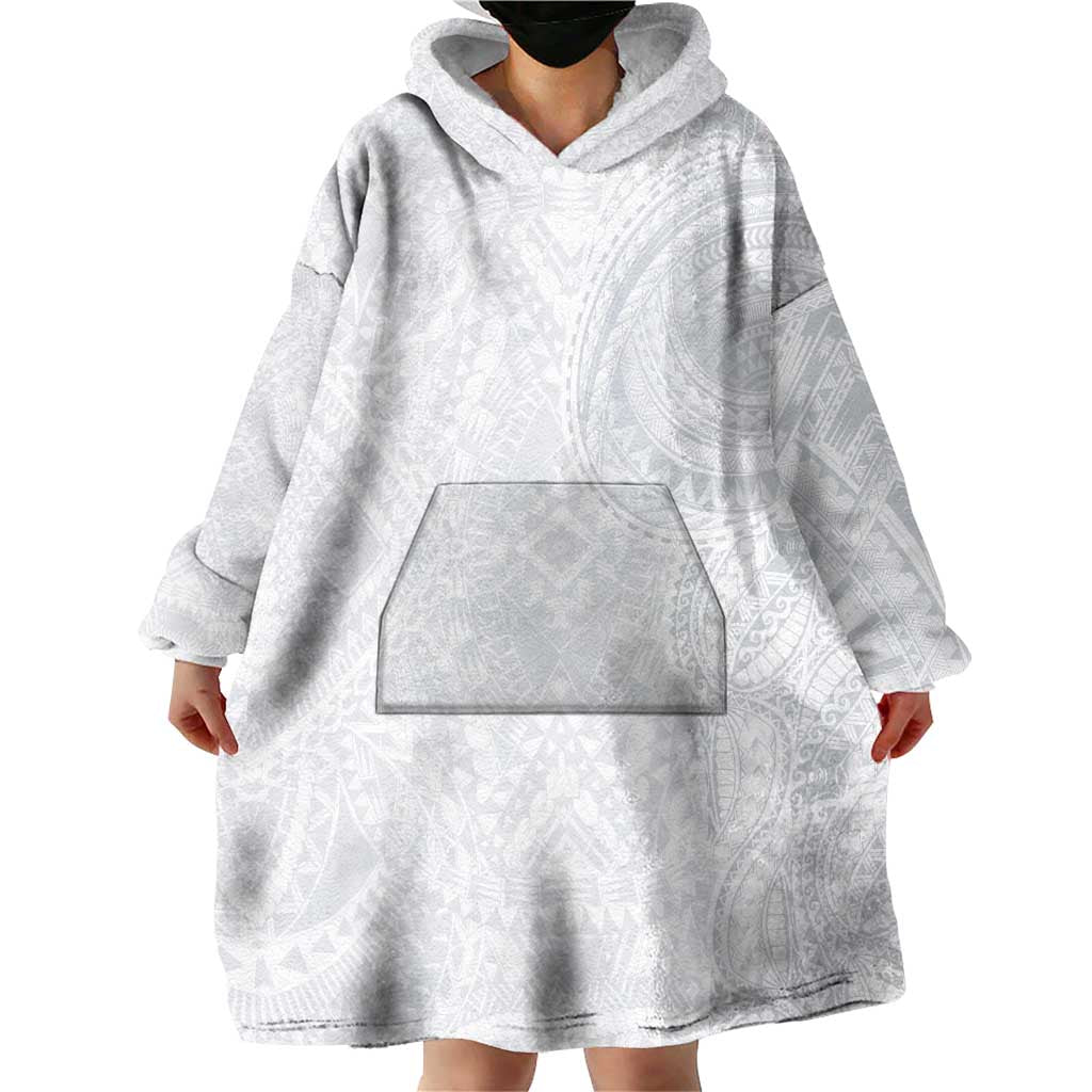 Lotu Tamaiti Wearable Blanket Hoodie Traditional Samoan Art Tattoos LT03 - Polynesian Pride