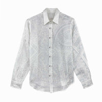 Lotu Tamaiti Women Casual Shirt Traditional Samoan Art Tattoos LT03 - Polynesian Pride
