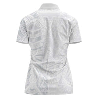 Lotu Tamaiti Women Polo Shirt Traditional Samoan Art Tattoos - Polynesian Pride