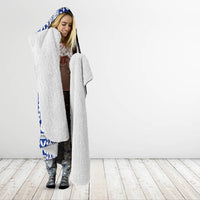 Fiji Queen Victoria School Hooded Blanket Tapa and Polynesian Tribal Pattern Half Style LT03 - Polynesian Pride