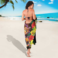 Hawaiian Sea Animals Love Couple Sarong Aloha Sunset Symphony