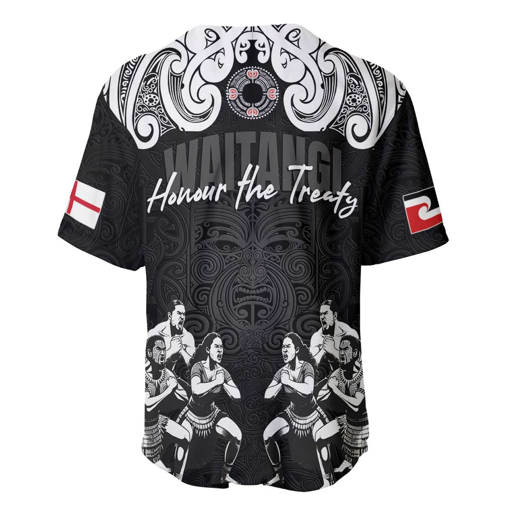 Aotearoa Waitangi Day - Toitu Te Tiriti Baseball Jersey New Zealand Honour the Treaty LT03 - Polynesian Pride