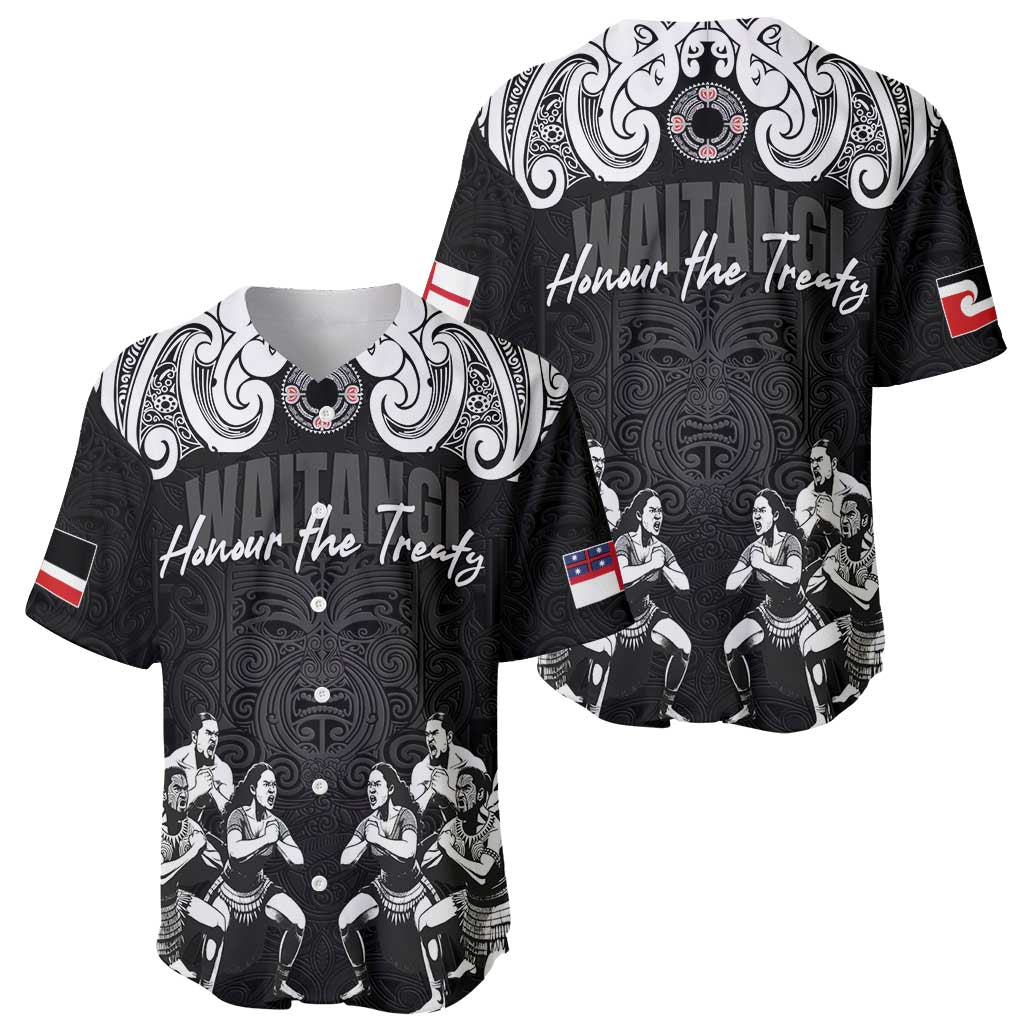Aotearoa Waitangi Day - Toitu Te Tiriti Baseball Jersey New Zealand Honour the Treaty LT03 - Polynesian Pride