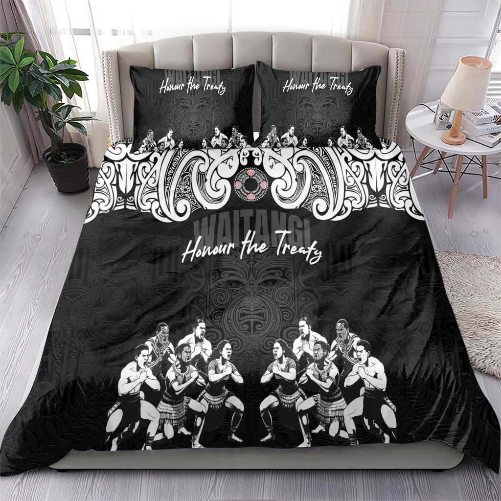 Aotearoa Waitangi Day - Toitu Te Tiriti Bedding Set New Zealand Honour the Treaty LT03 - Polynesian Pride