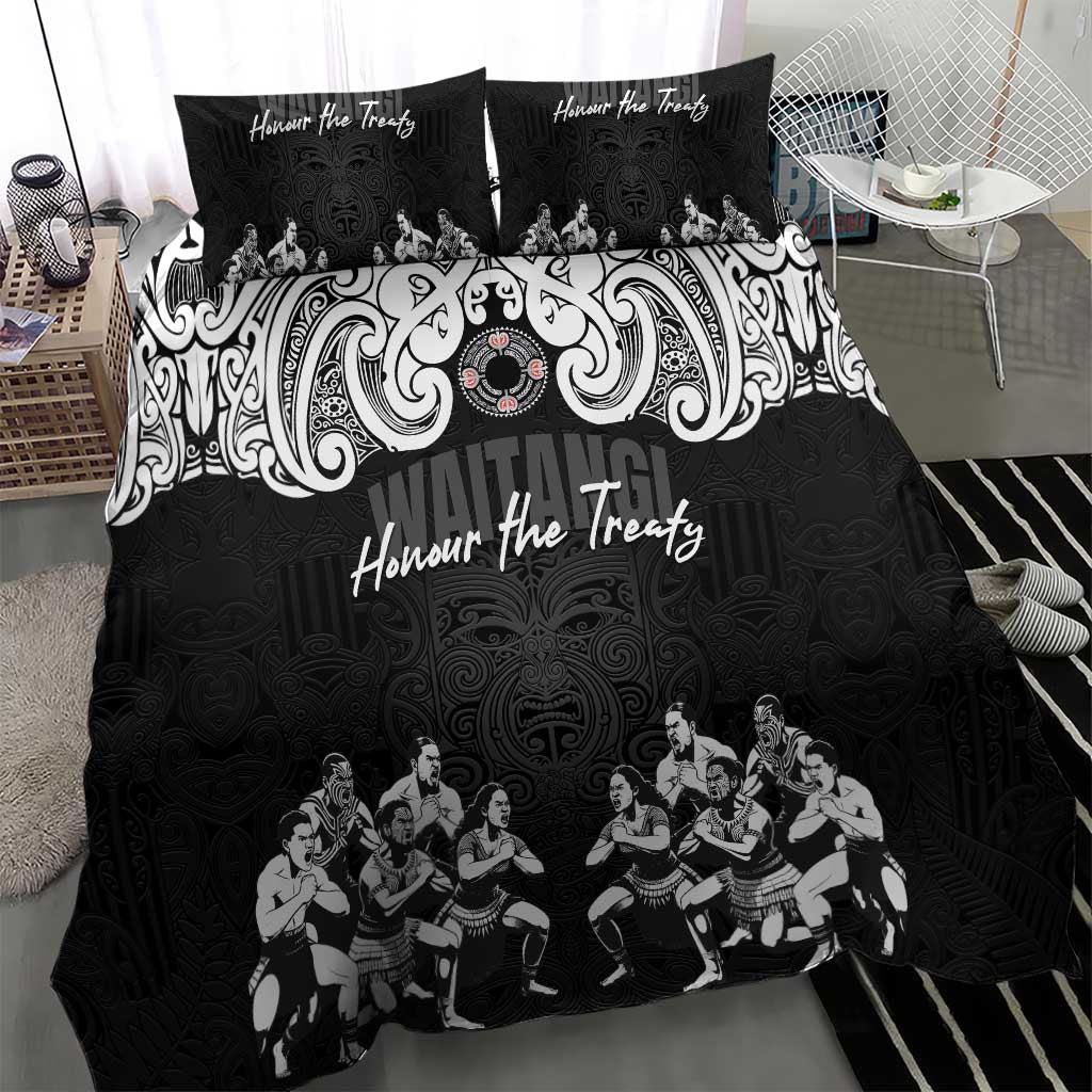 Aotearoa Waitangi Day - Toitu Te Tiriti Bedding Set New Zealand Honour the Treaty LT03 - Polynesian Pride