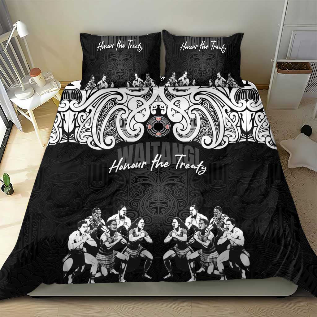 Aotearoa Waitangi Day - Toitu Te Tiriti Bedding Set New Zealand Honour the Treaty LT03 - Polynesian Pride