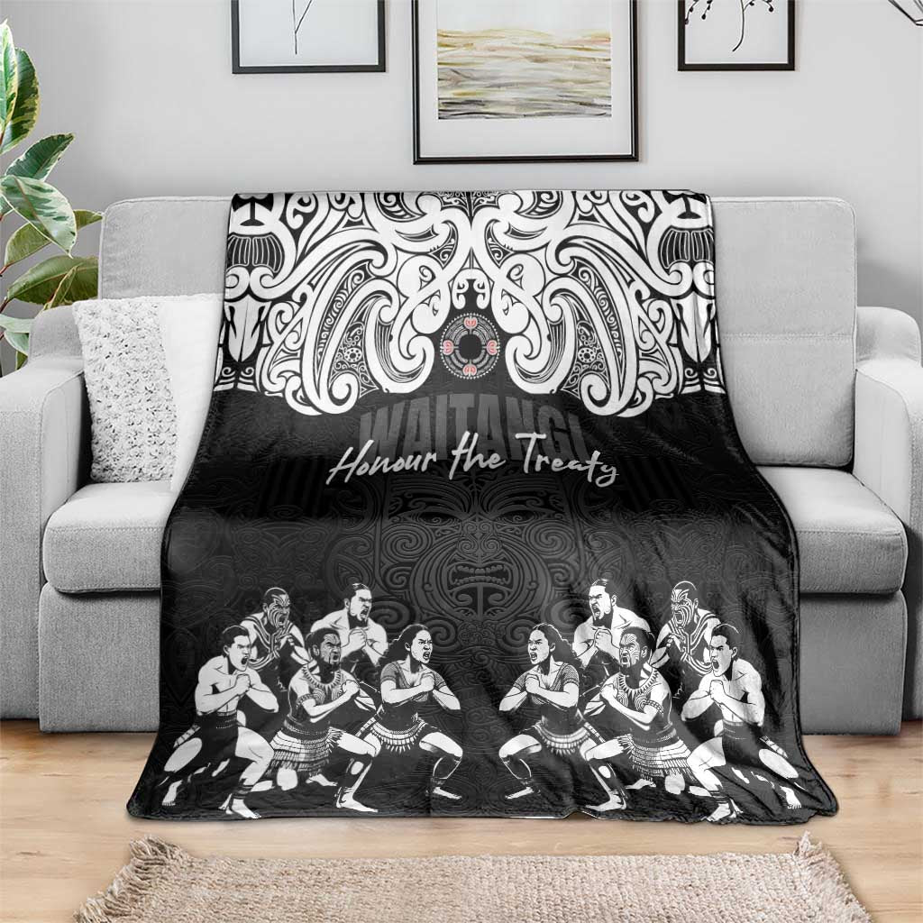 Aotearoa Waitangi Day - Toitu Te Tiriti Blanket New Zealand Honour the Treaty LT03 - Polynesian Pride